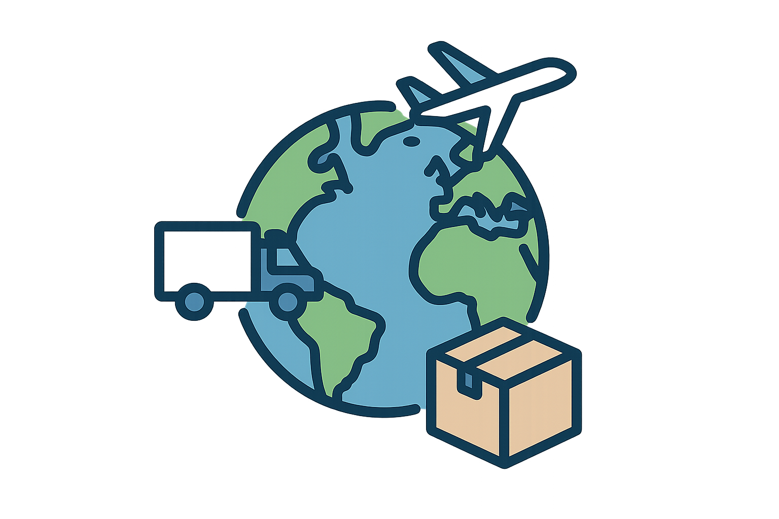 Weltweiter Versand Icon